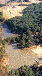 Vue aérienne du Domaine