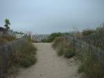 Chemin d'accès de la plage à Heliopolis